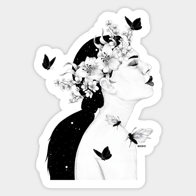 spring in my hair Sticker by MOKO